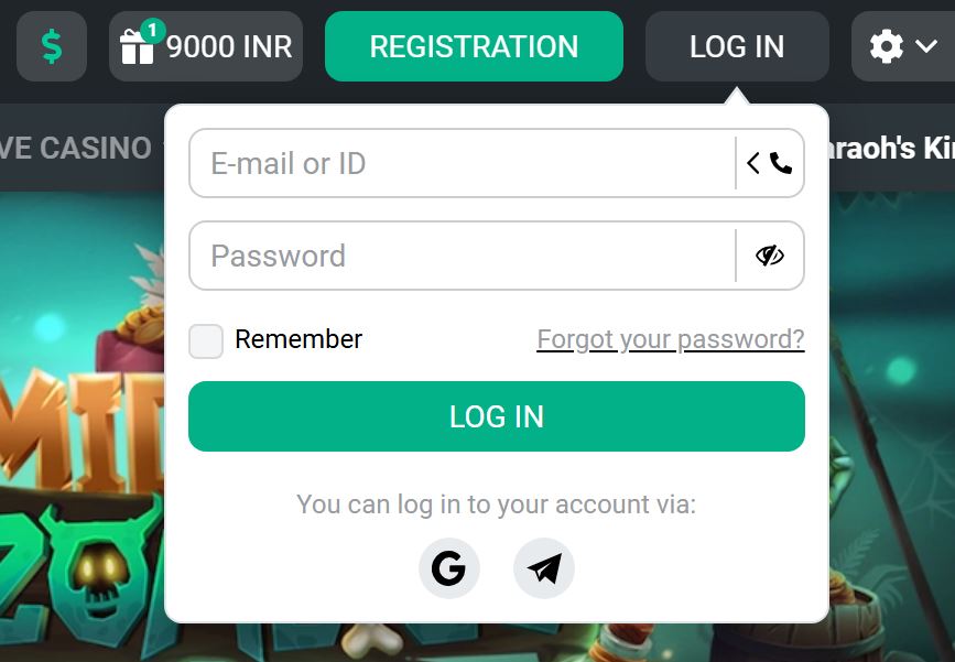 This image is app homepage image of best online betting app